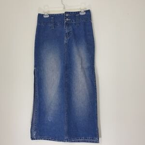 Squeeze Blue Jeans Classic Denim Skirt, Size 5/6
